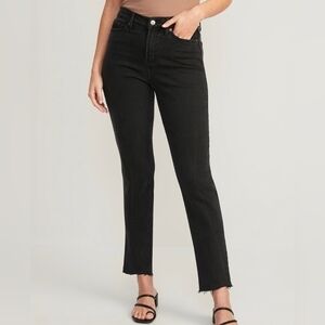2 • Old Navy • High-Waisted OG Straight Cut-Off Ankle Jeans 855
